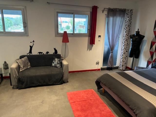 Appartement Grand Studio Avec Terrasse à Vauvert Extérieur photo